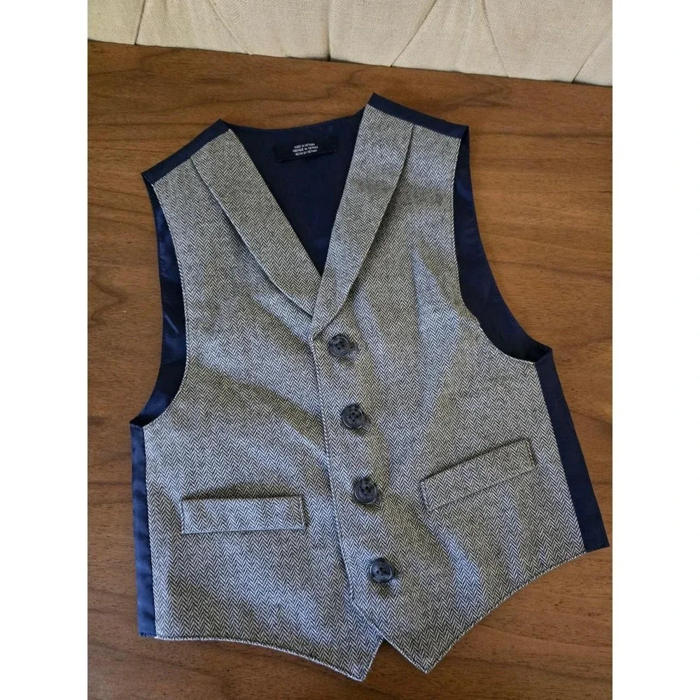 Boys Dress Vest Size 3T + Accessories Bundle - Picture 7 of 7